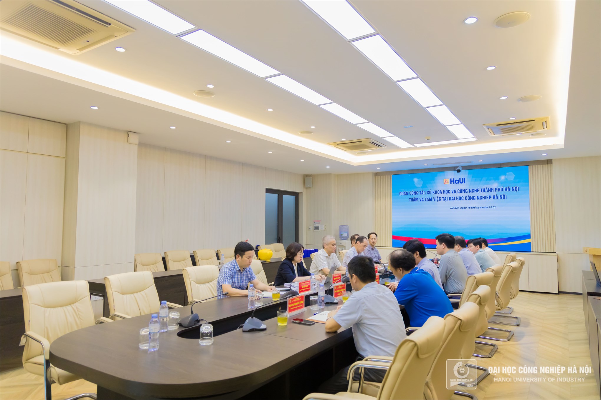 HaUI đẩy mạnh hợp tác với Sở Khoa học và Công nghệ Hà Nội