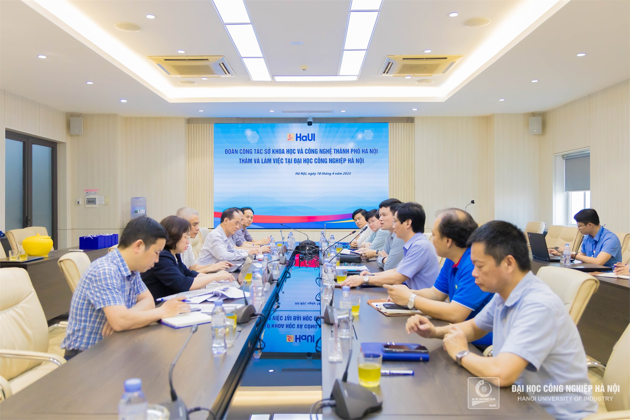 HaUI đẩy mạnh hợp tác với Sở Khoa học và Công nghệ Hà Nội