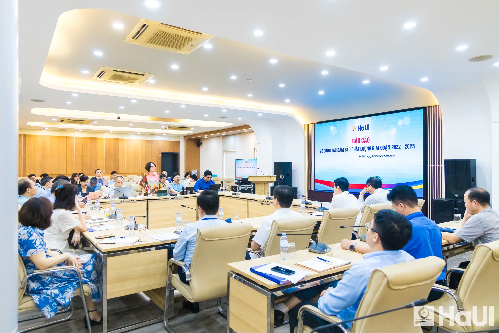 HaUI làm việc với Đoàn Khảo sát của Cục Quản lý chất lượng, Bộ Giáo dục và Đào tạo