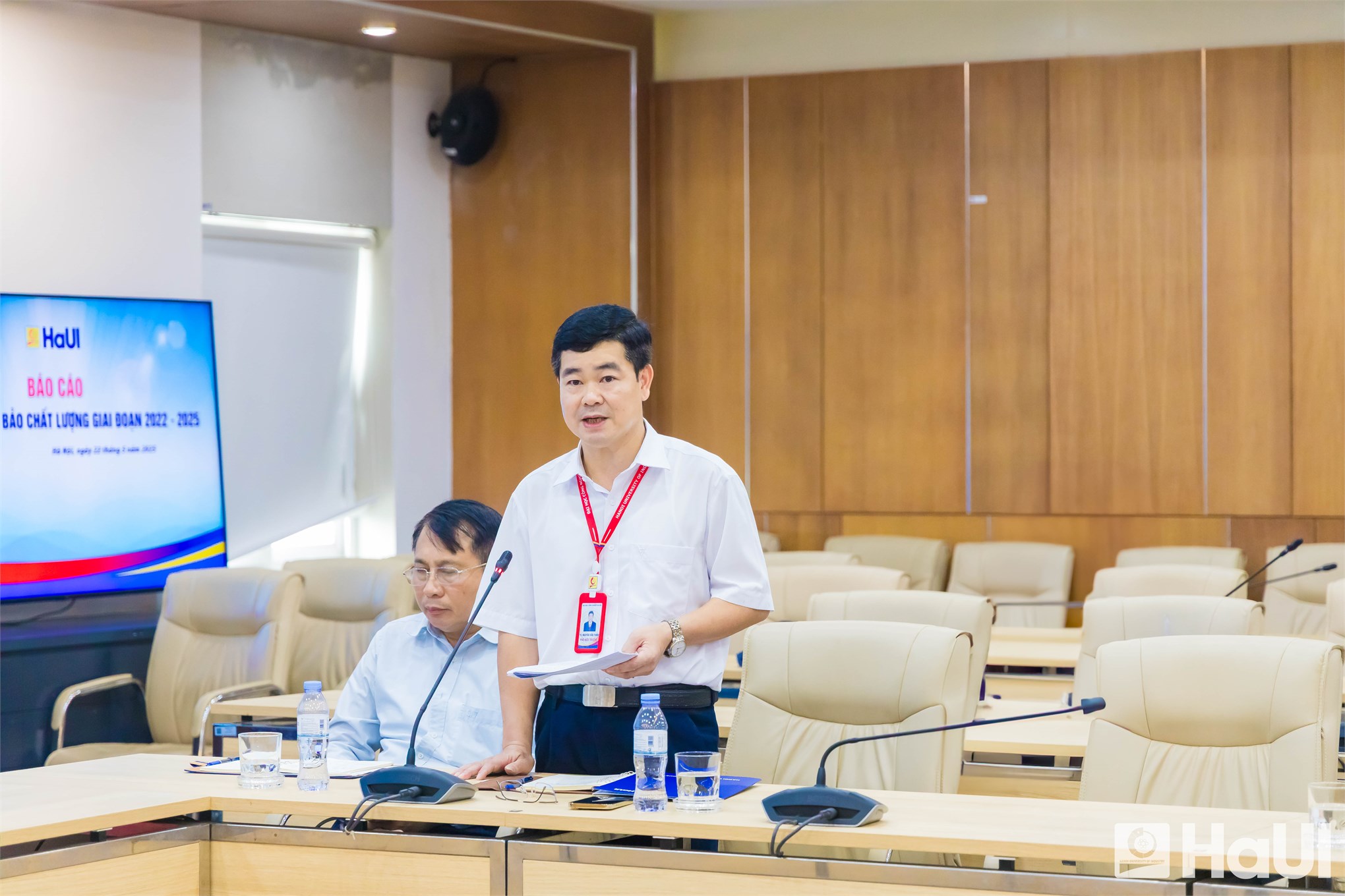 HaUI làm việc với Đoàn Khảo sát của Cục Quản lý chất lượng, Bộ Giáo dục và Đào tạo