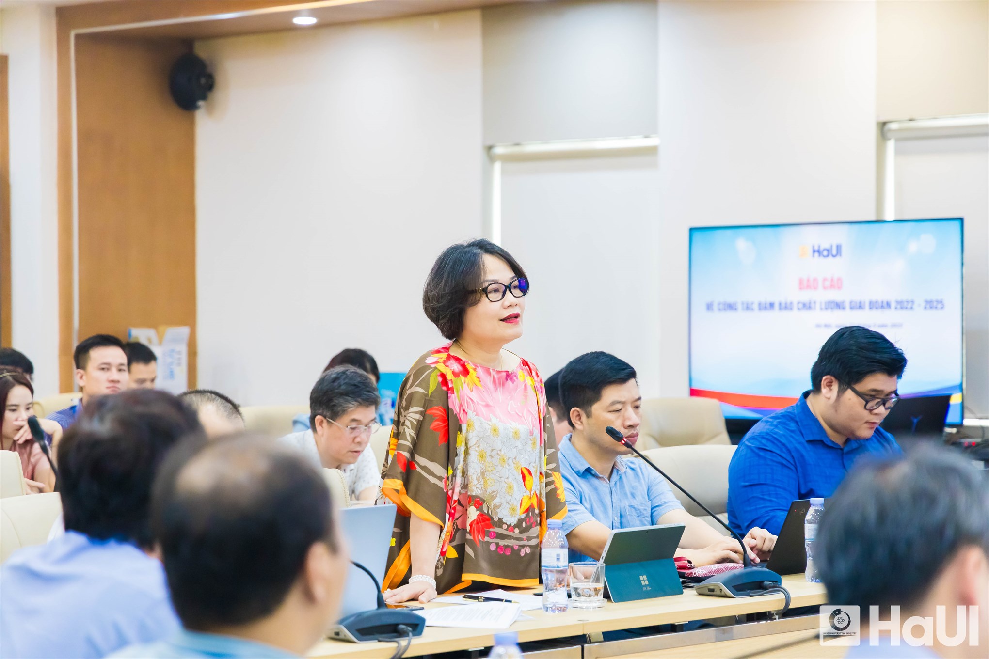 HaUI làm việc với Đoàn Khảo sát của Cục Quản lý chất lượng, Bộ Giáo dục và Đào tạo