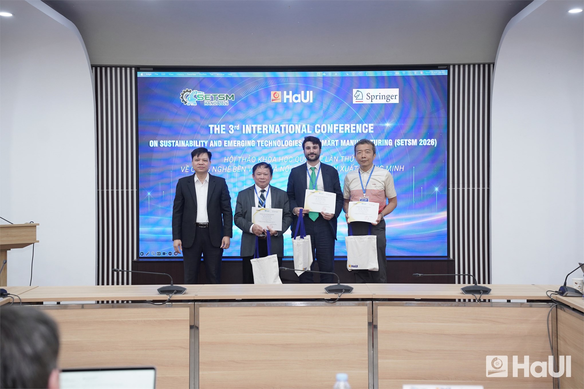 Hội thảo khoa học quốc tế SETSM 2026: Thúc đẩy sản xuất thông minh và phát triển bền vững