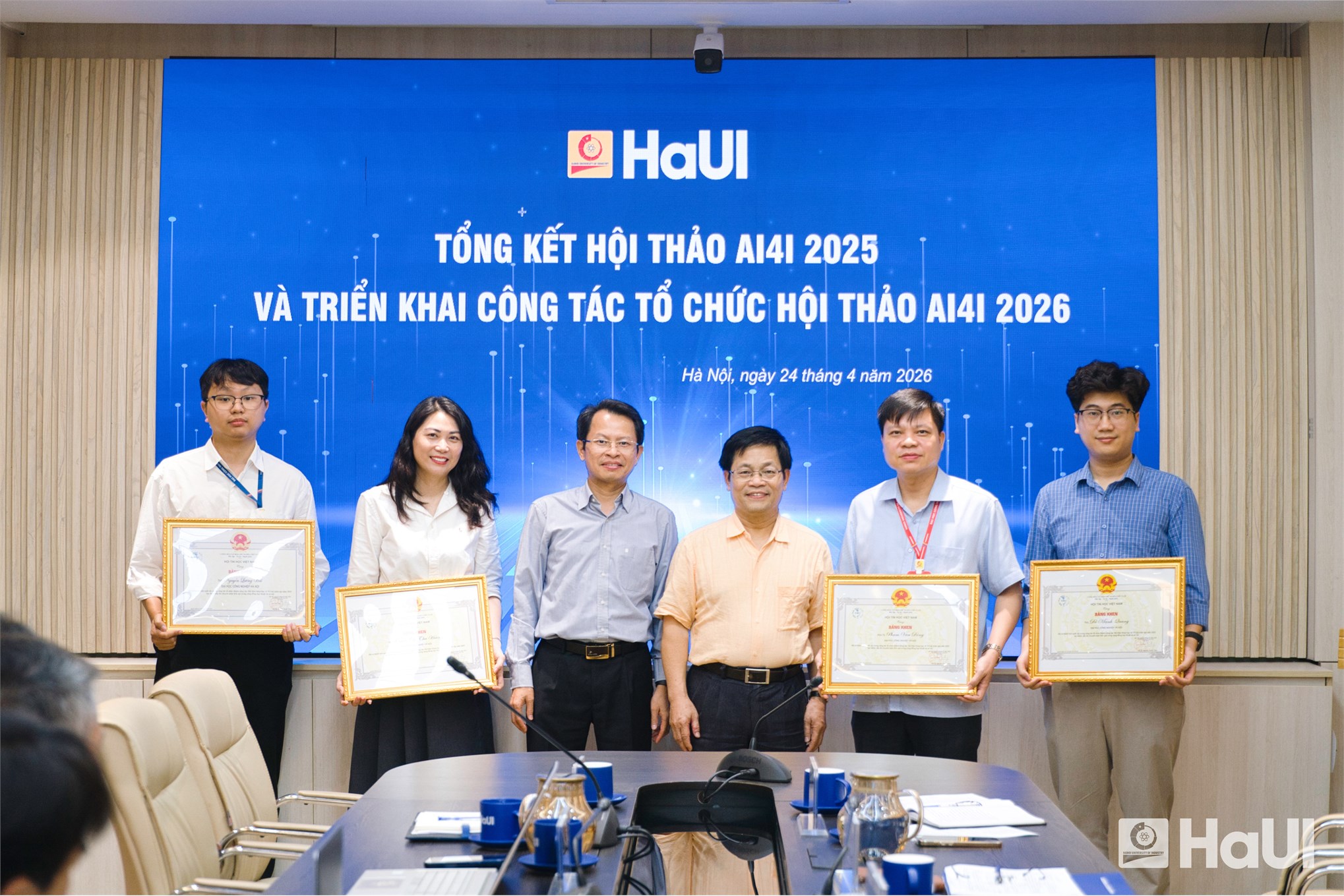 Summary of AI4Industry 2025 and direction towards AI4Industry 2026: HaUI leads the network applying AI in industry