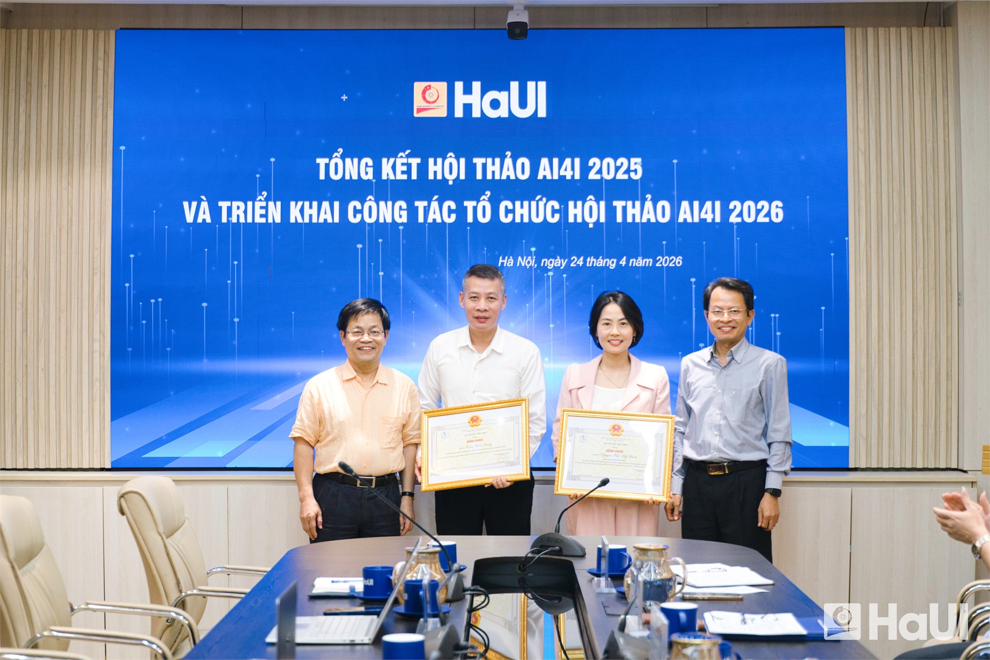 Summary of AI4Industry 2025 and direction towards AI4Industry 2026: HaUI leads the network applying AI in industry