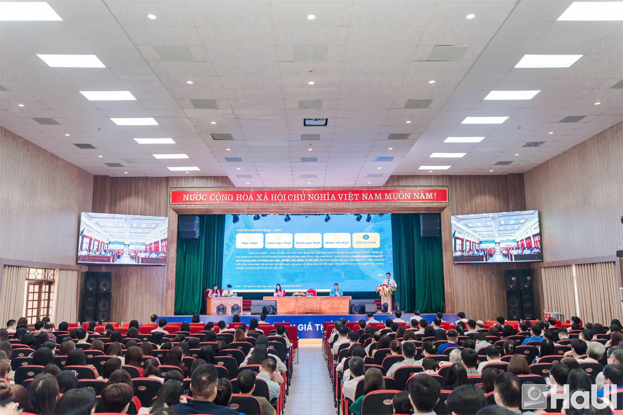 “Học thật, làm việc thật, đánh giá thật, nhân tài thật, giá trị thật” - HaUI quyết tâm bứt phá trong năm học 2026-2027