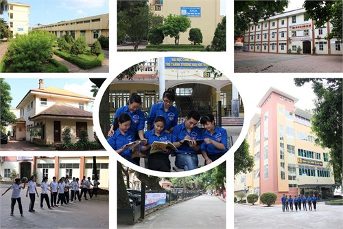 Khuôn viên trường Đại Học Công Nghiệp Hà Nội