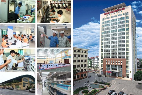 Khuôn viên trường Đại Học Công Nghiệp Hà Nội