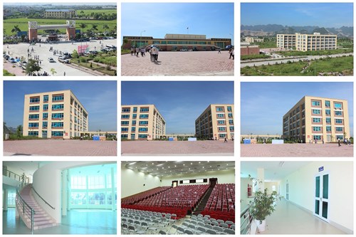 Khuôn viên trường Đại Học Công Nghiệp Hà Nội