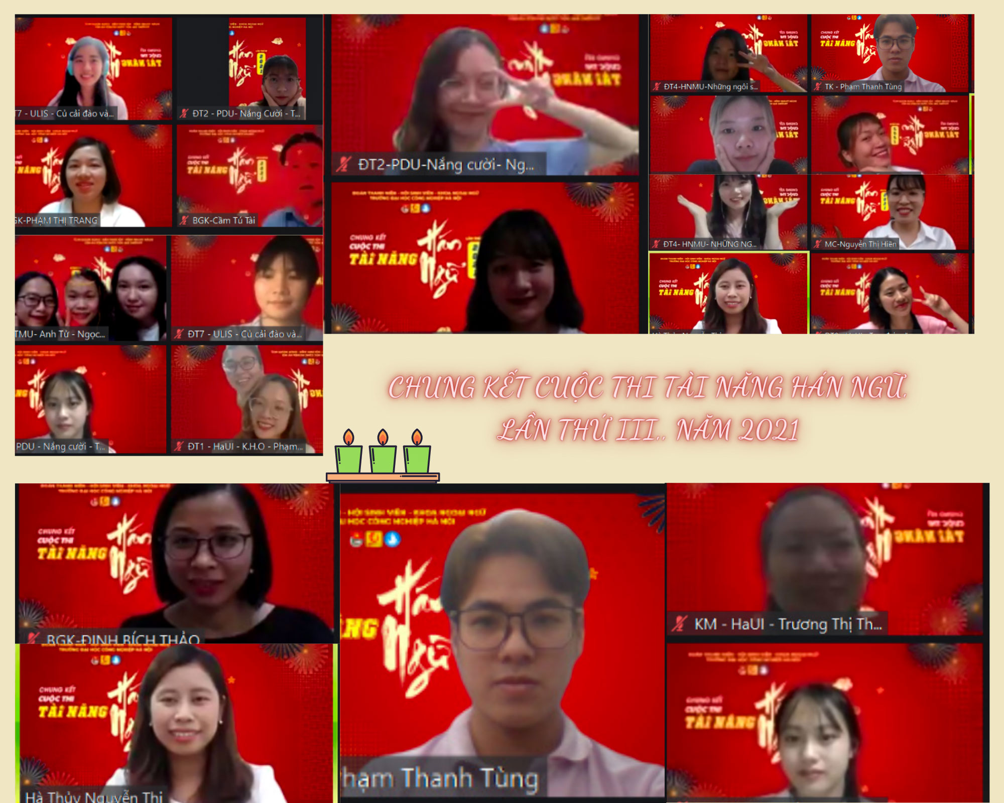 Chung kết cuộc thi “Tài năng Hán ngữ 2021”