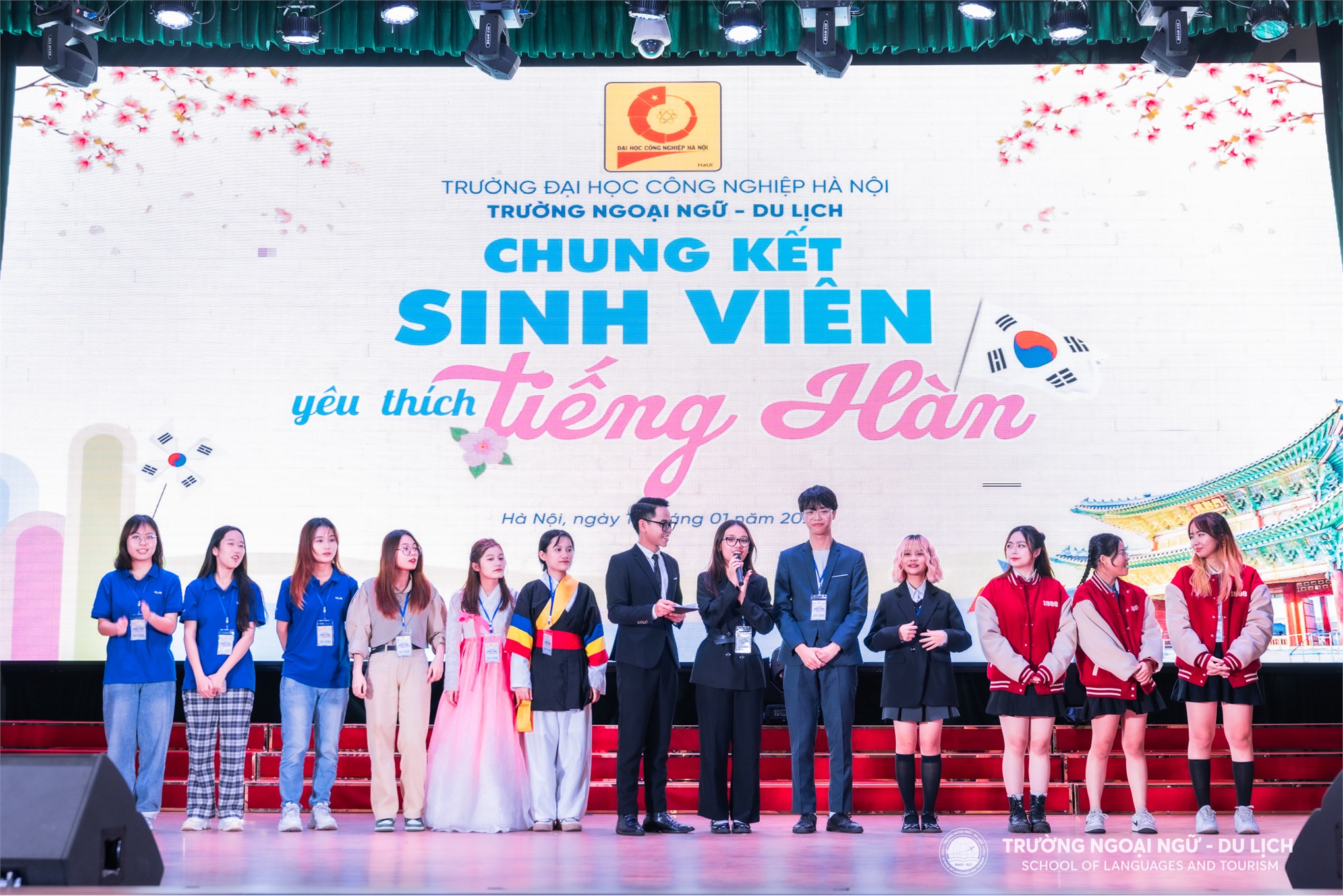 Chung kết cuộc thi Sinh viên yêu thích Tiếng Hàn năm 2023: Sân chơi đầy trí tuệ kết nối sinh viên yêu thích tiếng Hàn Quốc