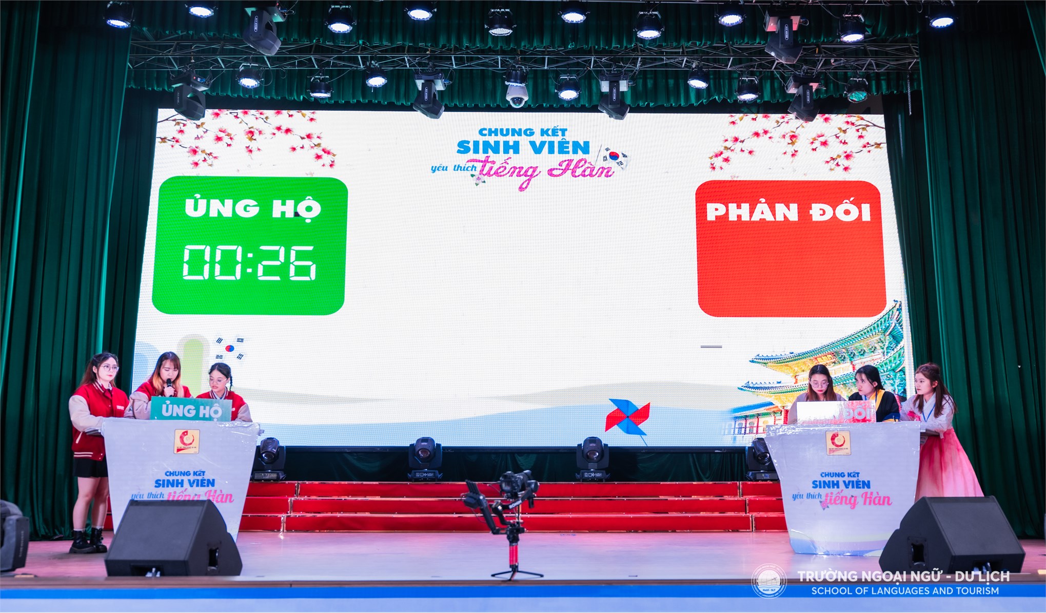 Chung kết cuộc thi Sinh viên yêu thích Tiếng Hàn năm 2023: Sân chơi đầy trí tuệ kết nối sinh viên yêu thích tiếng Hàn Quốc