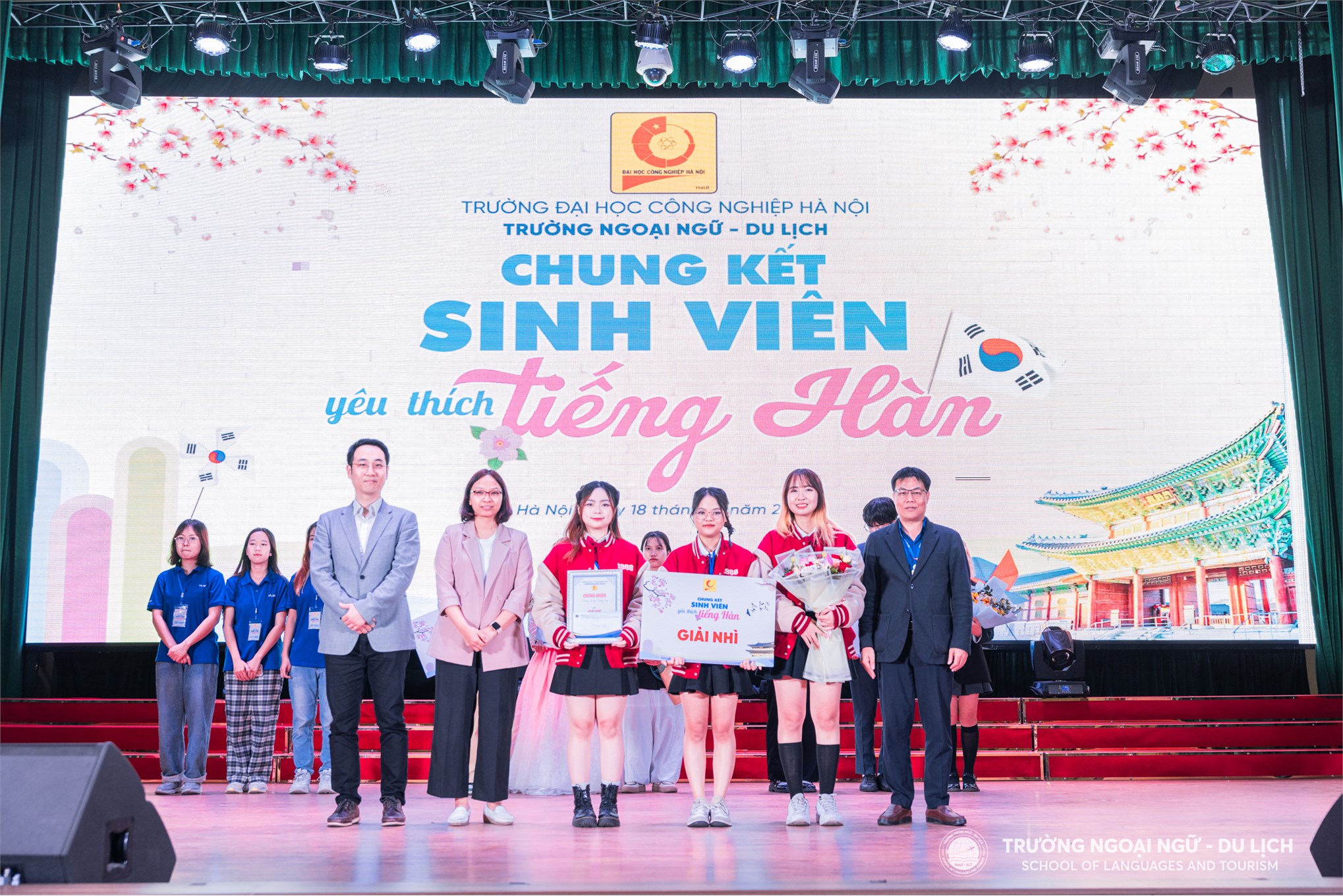 Chung kết cuộc thi Sinh viên yêu thích Tiếng Hàn năm 2023: Sân chơi đầy trí tuệ kết nối sinh viên yêu thích tiếng Hàn Quốc