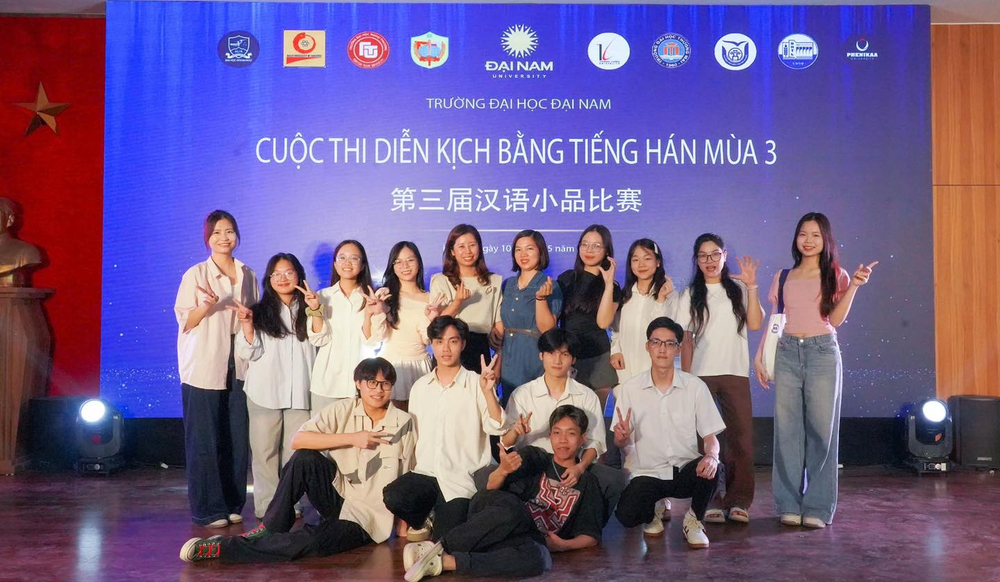 Sinh viên HaUI tự tin tỏa sáng tại Chung kết Cuộc thi Diễn kịch tiếng Hán mùa 3