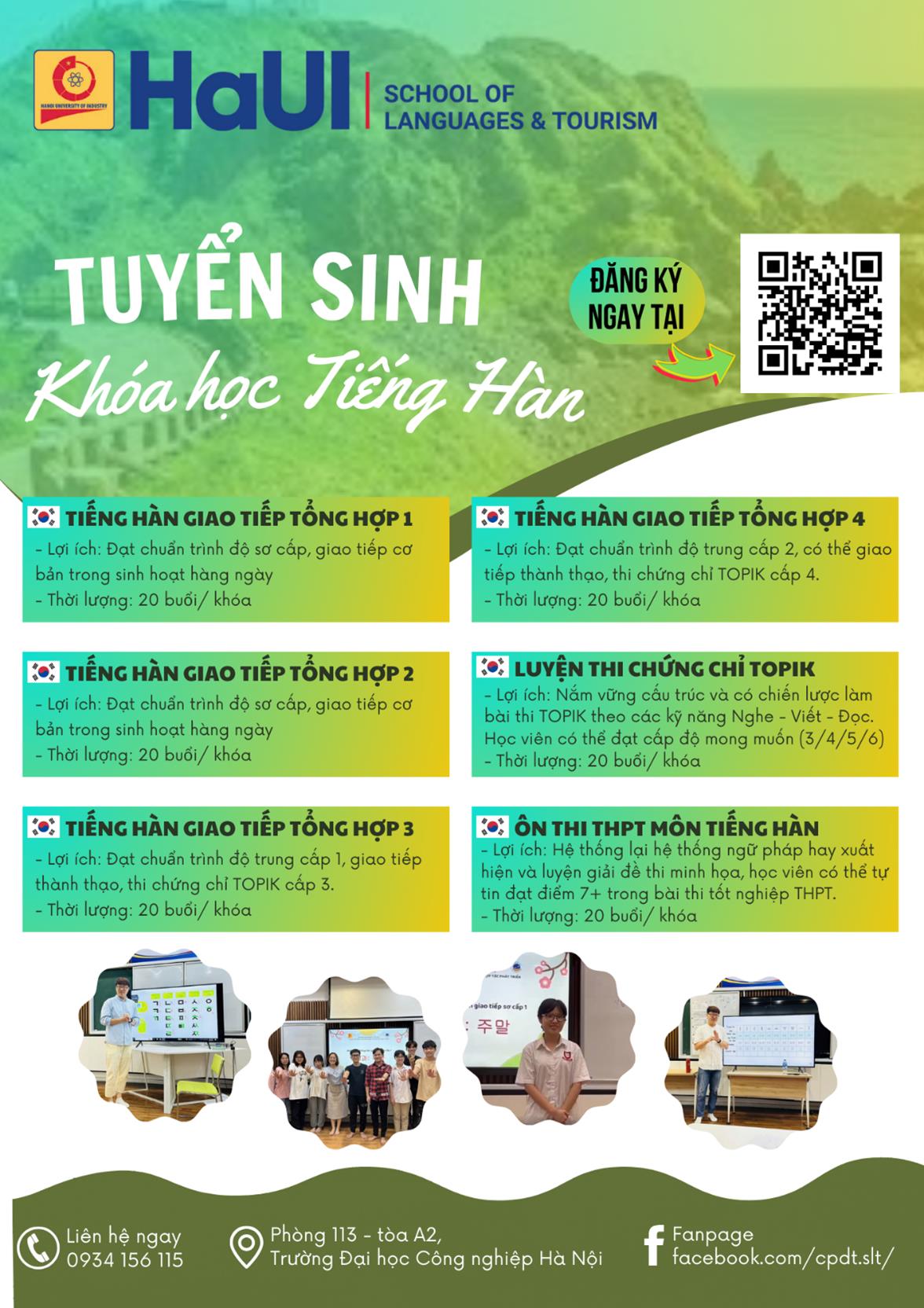 Tuyển sinh các khóa học ngoại ngữ và kỹ năng mềm đợt 1 năm 2026